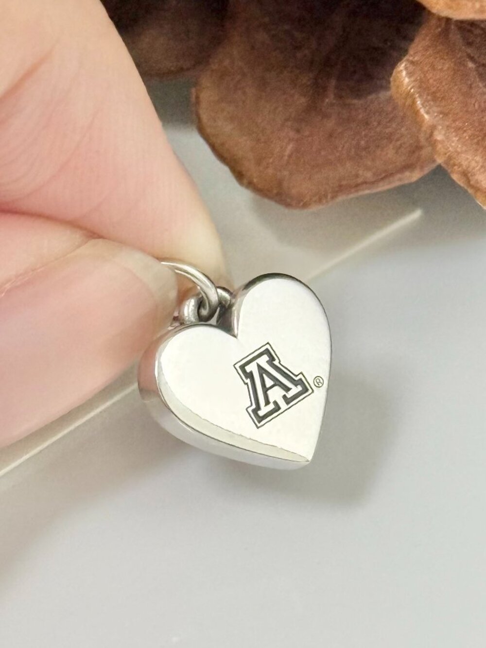 The University of Arizona Small Heart Charm